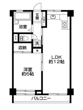 四ツ木駅 徒歩9分 2階の物件間取画像